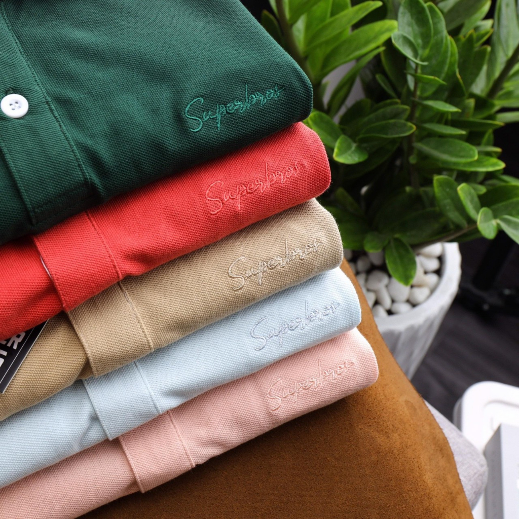 Áo Polo Super Bros Omber 5 Màu - Cotton Pique, Thoáng Mát, Form Slim Ôm Nhẹ Tôn Dáng - Hàng Chính Hãng.