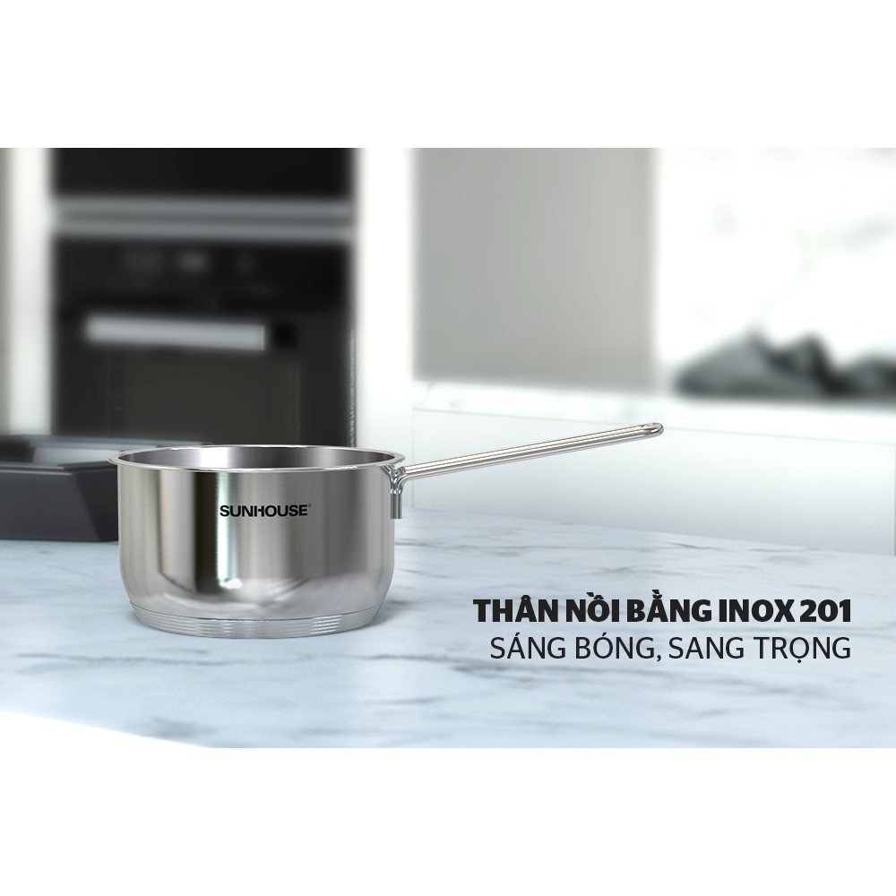 Nồi quấy bột inox 5 đáy Sunhouse SHG508-16
