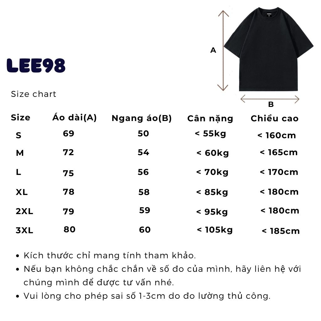Áo phông trơn phối ráp lăng form rộng tay lỡ, áo thun trơn unisex chất liệu cotton Lee98 basic tee