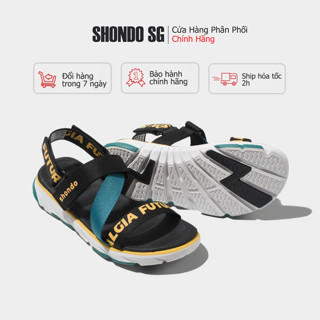 [Chính hãng] Giày Shondo Sandals F6 sport future xanh vàng F6S0045