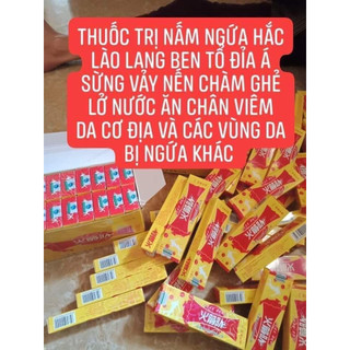 Tuýp bôi chống ngứa thảo mộc vàng phi tên lửa