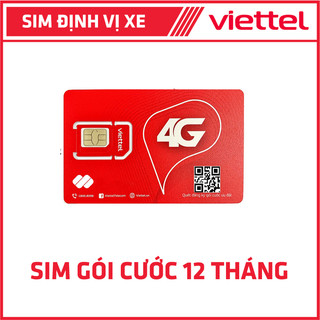 Sim viettel lắp cho thiết bị định vị xe máy ô tô bao gồm gói cước data 12 tháng
