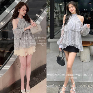 ÁO KHOÉT VAI CỔ YẾM