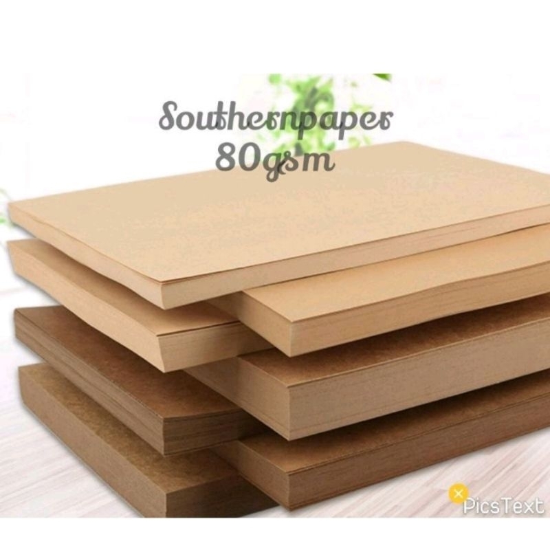 [500tờ] Giấy A4 kraft nâu 80gsm