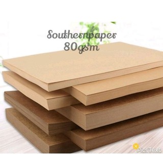 Giấy A4 kraft nâu 80gsm