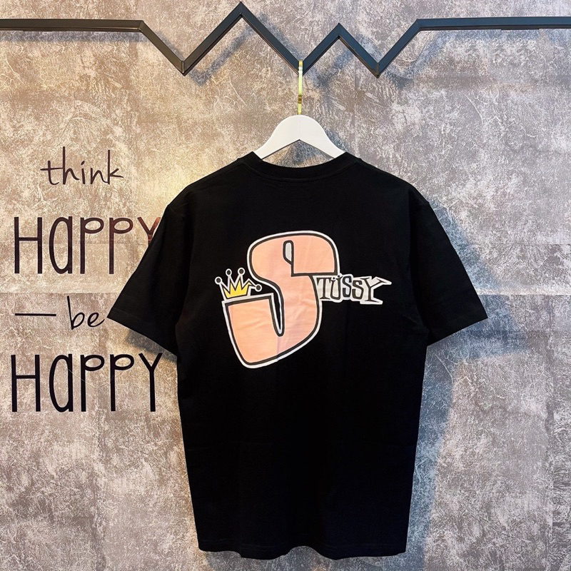 Áo Thun Stu.ssy Cotton Dày Dặn Đầy Đủ Tag Nam Nữ