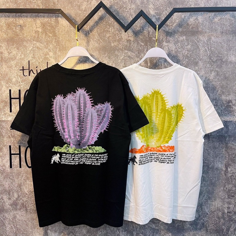 Áo Thun Stu.ssy Cotton Dày Dặn Đầy Đủ Tag Nam Nữ