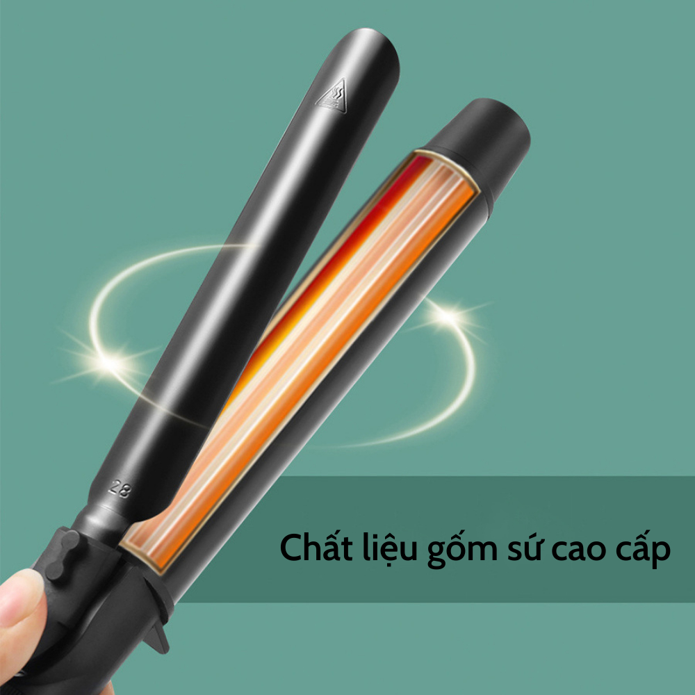 Máy uốn tóc xoăn truyền thống AKIO size 28mm 32mm