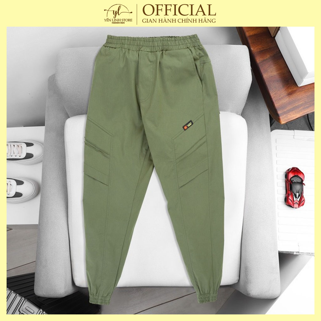 Quần JOGGER Thời Trang Nam Phong Cách Chuẩn Hàn Quốc, Ống Bo Chun Sang Xịn, Chất Kaki Cao Cấp, Co Giãn 4 Chiều