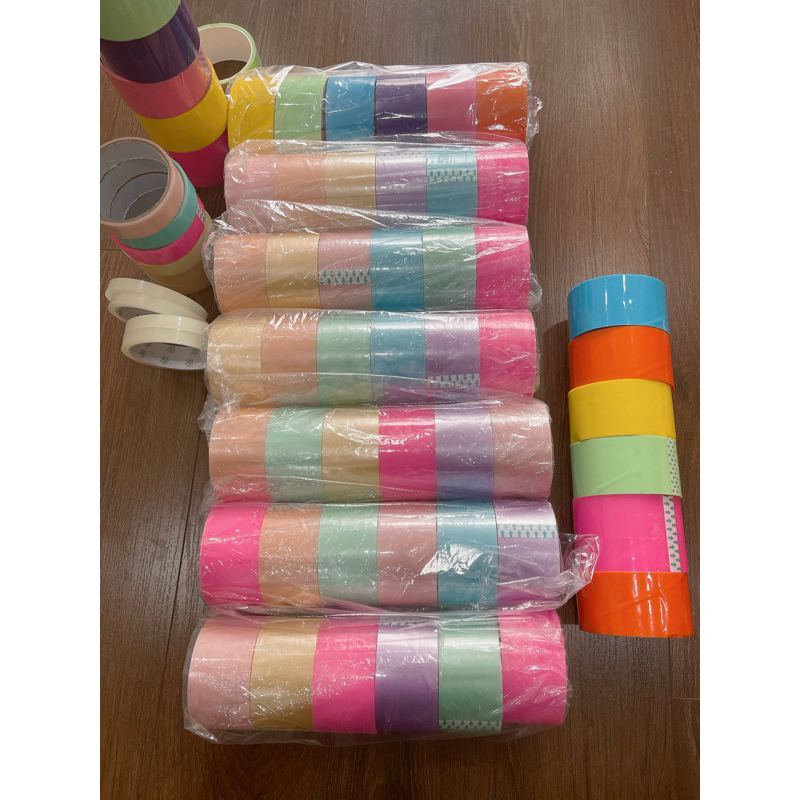 Băng Dính Cuộn Bóng Tape Balls Đa Dạng Kích Thước Màu Sắc