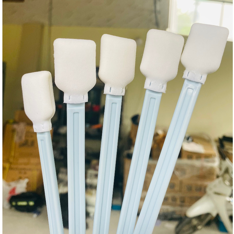 ⚡QUE LAU ĐẦU PHUN⚡Que lau đầu phun màu trắng dài 23cm dùng vệ sinh các loại đầu phun/ Chổi lau đầu phun máy in pet.