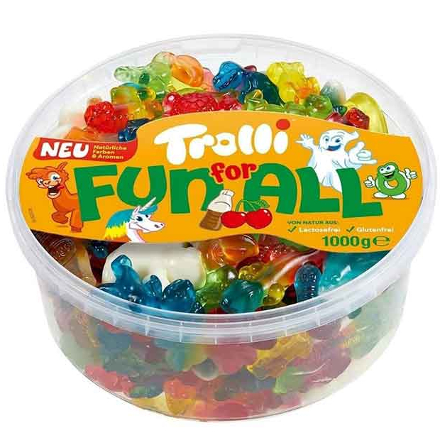 Kẹo dẻo Trolli Fun 4 All Đức 1kg