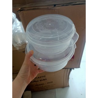Combo 10 chiếc Âu nhựa trắng đựng cơm canh - nhựa Song Long