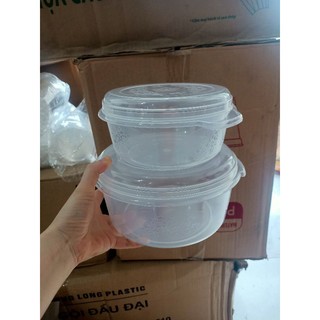 Combo 10 chiếc Âu nhựa trắng đựng cơm canh - nhựa Song Long