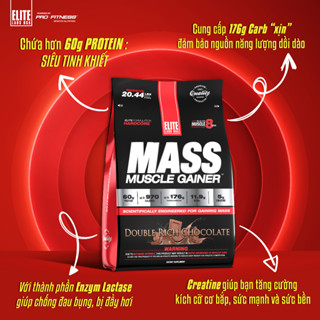 Sữa mass tăng cân tăng cơ Mass Muscle Gainer - Sữa tăng cân nhanh cho người gầy cải thiện cân nặng, cơ nạc (Túi 4,62kg)