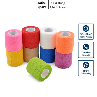 Băng keo vải tự dính cao su non thể thao giảm thiểu chấn thương khổ 5cm, băng keo cuốn cổ chân cổ tay