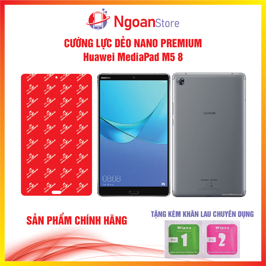 Cường lực dẻo Nano cho Huawei MediaPad M5 8 - Ngoan Store