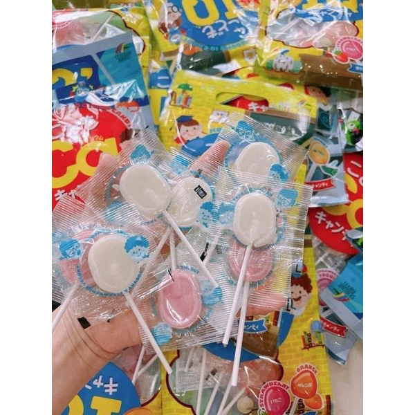 Kẹo mút KODOMO CA Bổ Sung CANXI & DHA Cho bé từ 1 tuổi Vị Trái Cây