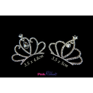 *[Giá 1c]Vương miện đính đá treo phụ kiện thời trang, gắn lên phụ kiện tóc, làm phụ kiện nơ bờm kẹp tóc, DIY, handmade