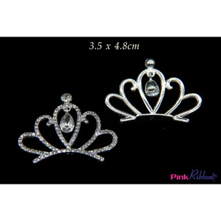 *[Giá 1c]Vương miện đính đá treo phụ kiện thời trang, gắn lên phụ kiện tóc, làm phụ kiện nơ bờm kẹp tóc, DIY, handmade