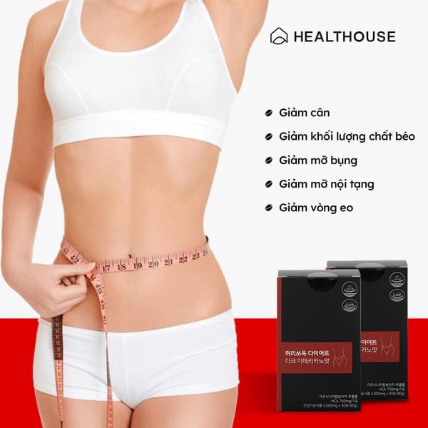 Cà Phê Giảm Cân HEALTHOUSE Hương Cafe Americano Hàn Quốc