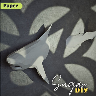 Cá mập bơi -Mô hình giấu DIY