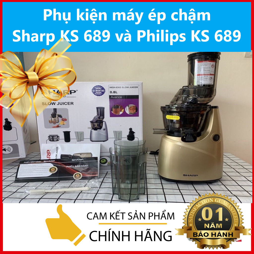 Phụ kiện Linh kiện máy ép chậm Sharp KS 689 và Philips KS 689 Công suất 250W Hàng chính hãng Siêu Bền Giá Thành Siêu rẻ