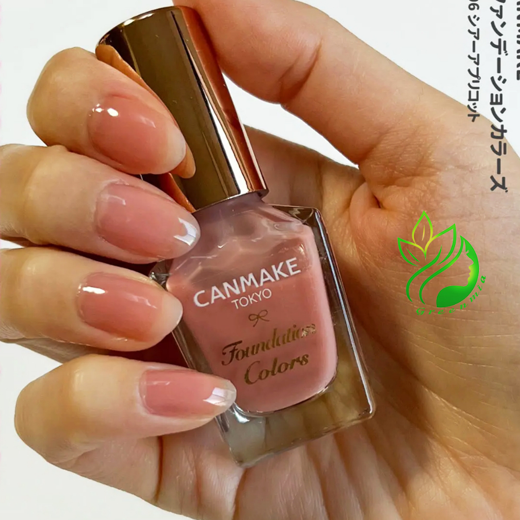 Sơn Móng Tay Thạch Canmake Tokyo Japan Nhật Bản Nội Địa Sơn Móng Chân Màu 06 Sheer apricot chính hãng