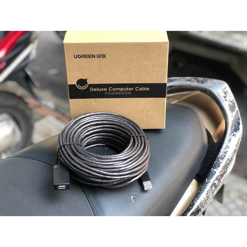 Cáp USB nối dài 5m,10m,15m, 20m có chíp khuếch đại Ugreen