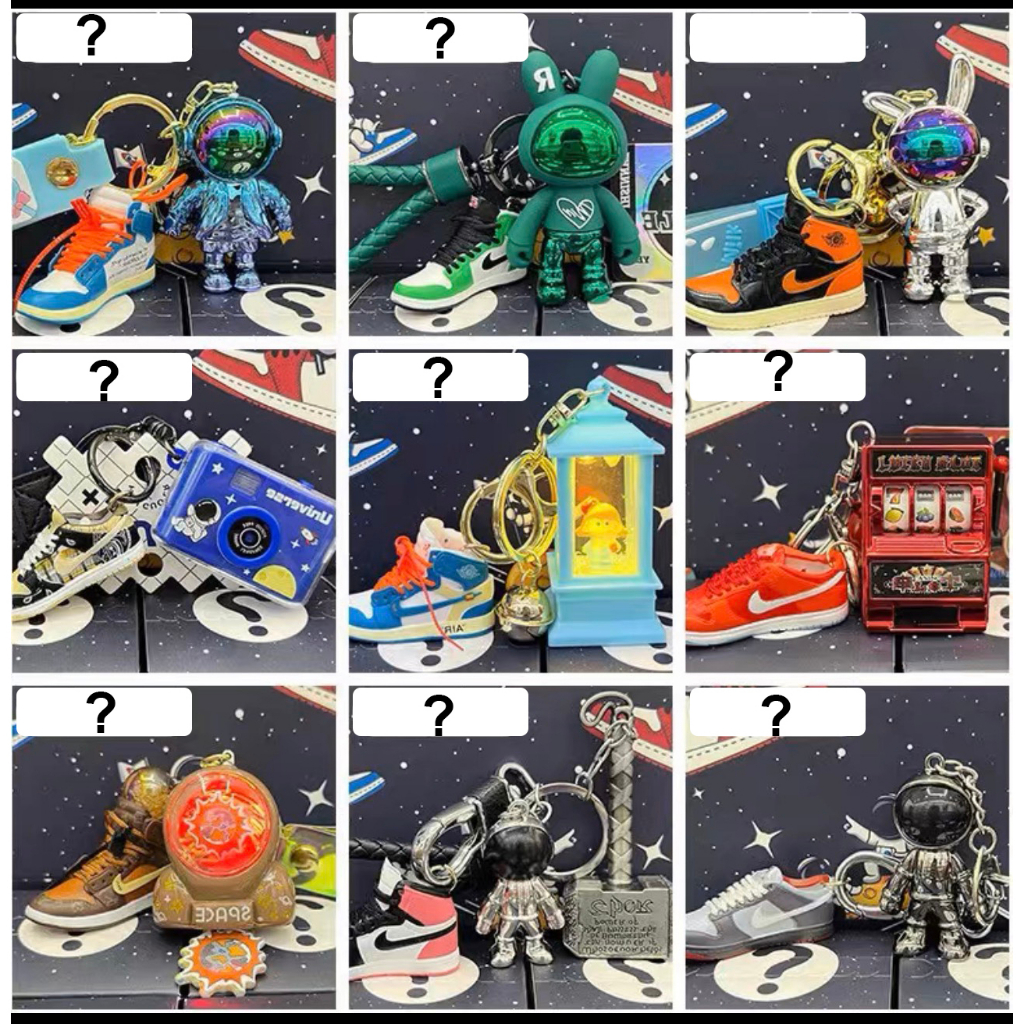 Box Nhân Phẩm Móc Khoá Sneaker Mini Và Nhân Vật Hoạt Hình Suprise Box