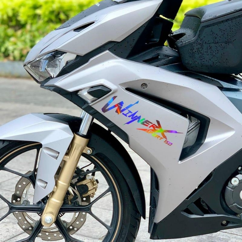 TEM XE WINNER X DECAL PHẢN QUANG  ĐỊNH HÌNH TRANG TRÍ DÁN XE MÁY HONDA WINNER X-V3 PHONG CÁCH WINNER SPORTS 150 CỰC CHẤT