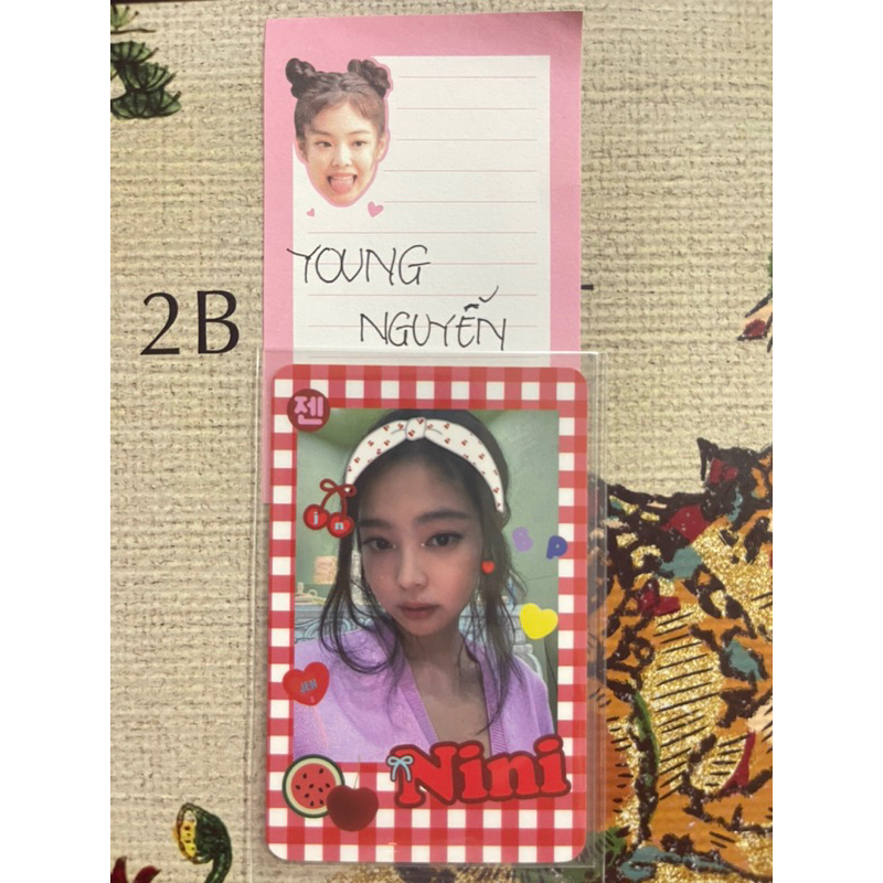 CARD JENNIE BLACKPINK