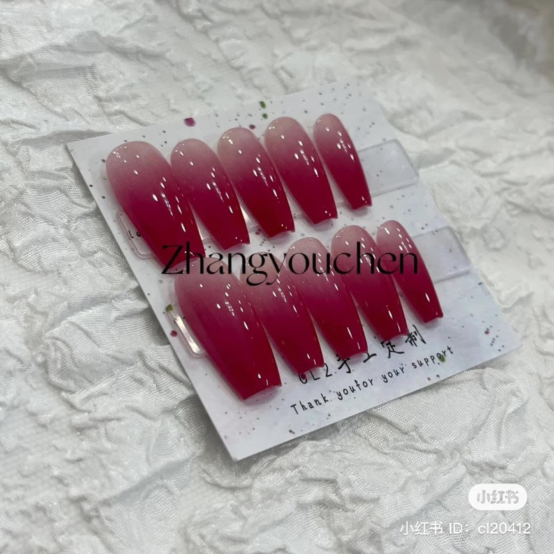 Sơn Gel màu hồng gấu dâu