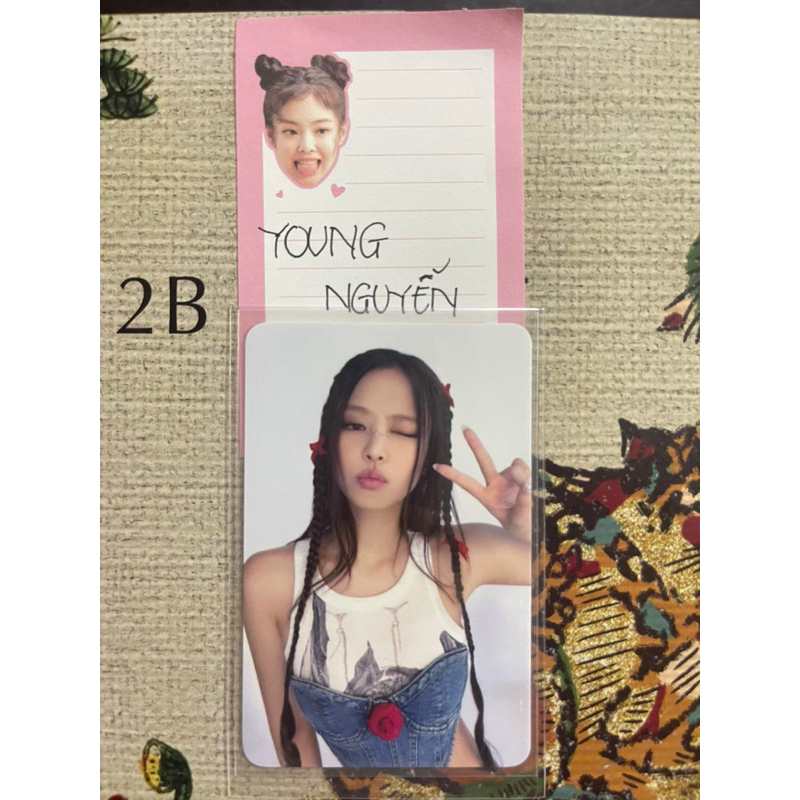CARD JENNIE BLACKPINK