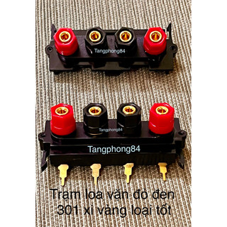 Trạm loa vặn đỏ đen 301 xi vàng loại tốt