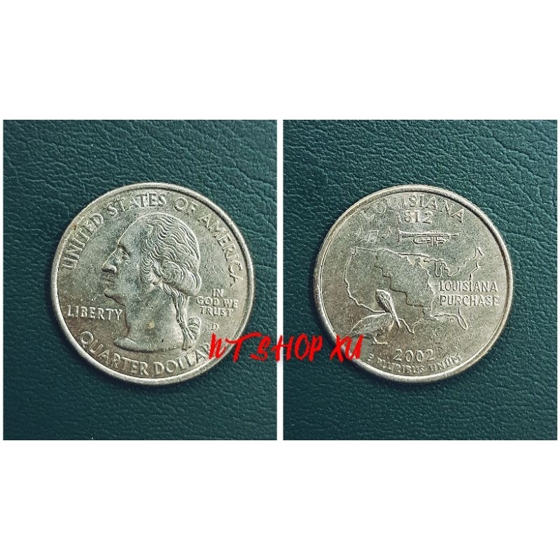 Đồng kỉ niệm Quarter - Bang Louisiana Mỹ ( 2002 )