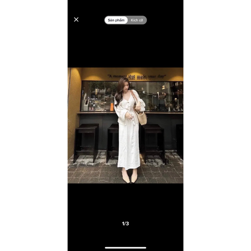 Set trắng đơn giản