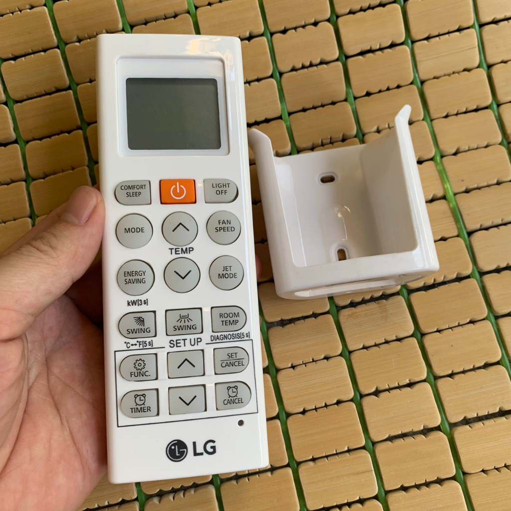 Điều khiển điều hoà LG chính hãng, kèm đế, Remote máy lạnh LG 1 chiều - tặng kèm pin