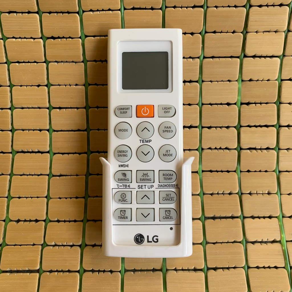 Điều khiển điều hoà LG chính hãng, kèm đế, Remote máy lạnh LG 1 chiều - tặng kèm pin
