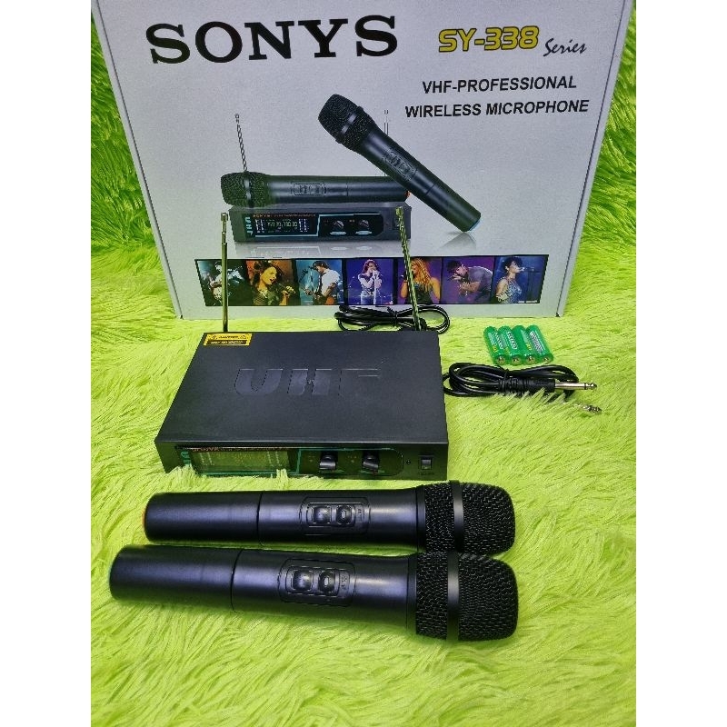 Micro không dây SONY 338 - MICRO KARAOKE gia đình