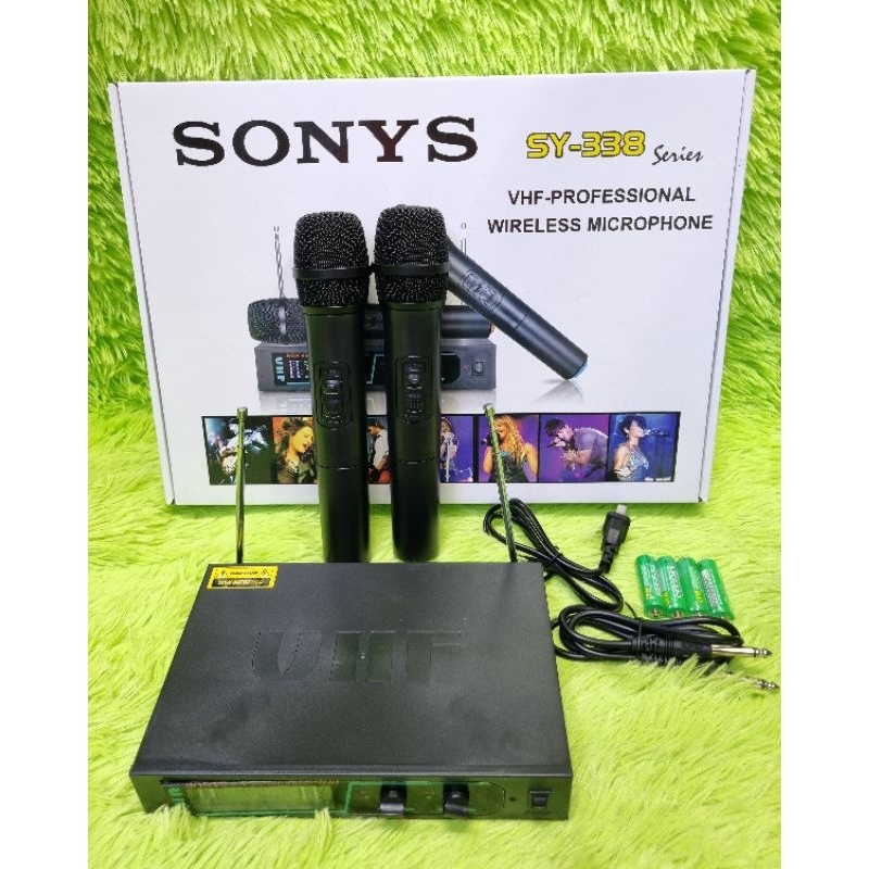 Micro không dây SONY 338 - MICRO KARAOKE gia đình