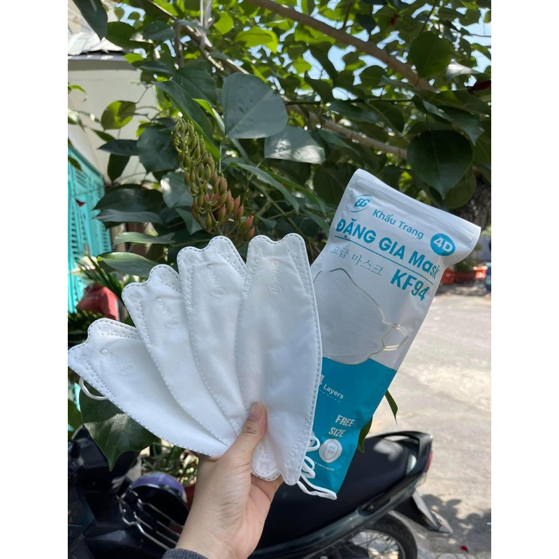 [SET 50 CÁI] Khẩu trang KF94 4 lớp kháng khuẩn, kiểu dáng 4D Hàn Quốc hàng chính hãng chống bụi mịn