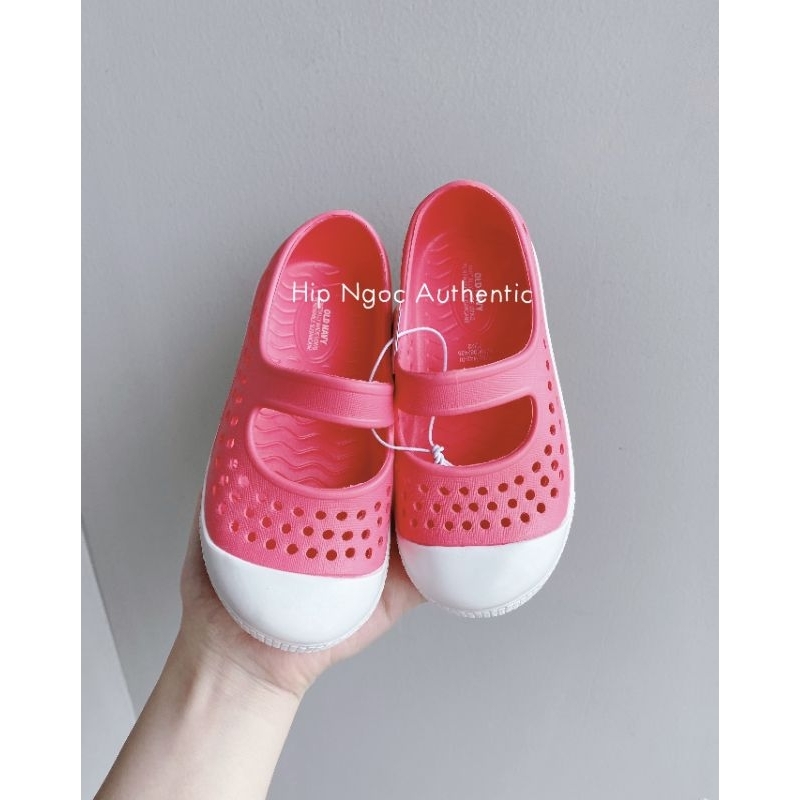 GIÀY NHỰA OLD NAVY MÀU HỒNG ĐẬM AUTHENTIC