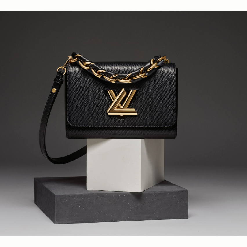 Louis Vuitton/lv/Túi xách cỡ trung TWIST/Túi nữ/Túi Messenger/Túi đeo vai/Mua hàng chính hãngLouis Vuitton/lv/Túi xách c