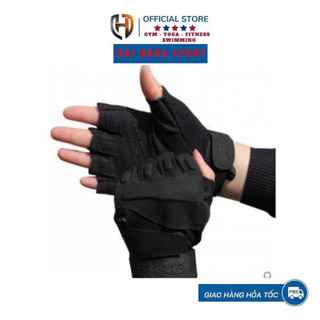 Găng Tay Tập GYM Black Hawk - Cụt Ngón