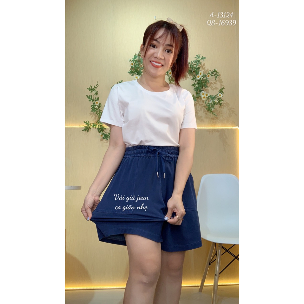 Quần sọt đùi short BIGSIZE Lưng thun  16939