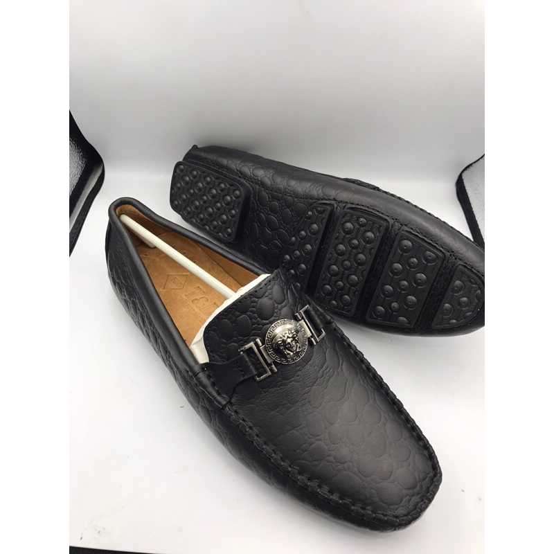 Giày mọi da bò hàng cao cấp dành cho nam, Shop THÀNH ĐẠT, AM13, màu đen, sản phẩm được bảo hành, hàng có độ bền cao