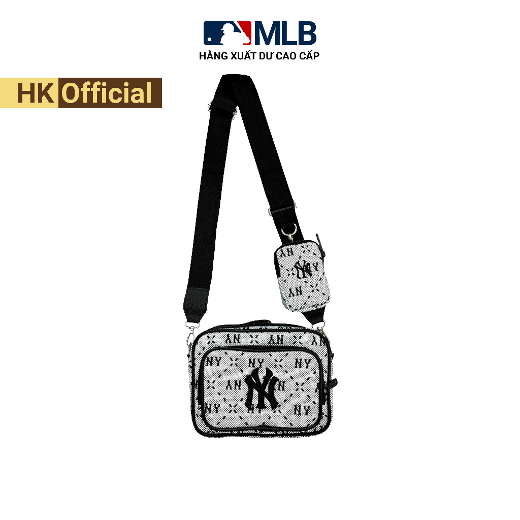Túi đeo chéo MLB Monogram Newyork thêu NY hàng xuất dư cao cấp thời trang nam nữ phong cách Hàn Quốc - HK Official