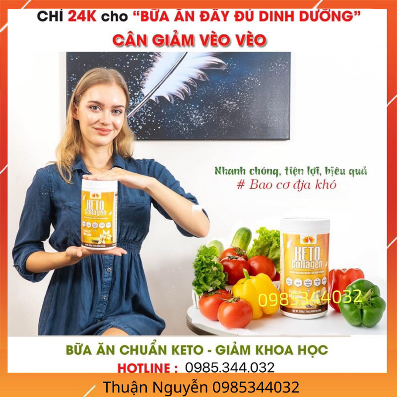 Keto Collagen 500gr🥬Bổ sung Chất Xơ🥬Không Cần Tập Luyện🥬Bổ Sung Collagen🥬Giảm Mỡ Bụng, Đùi, Bắp Tay🥬Đẹp Da | BigBuy360 - bigbuy360.vn