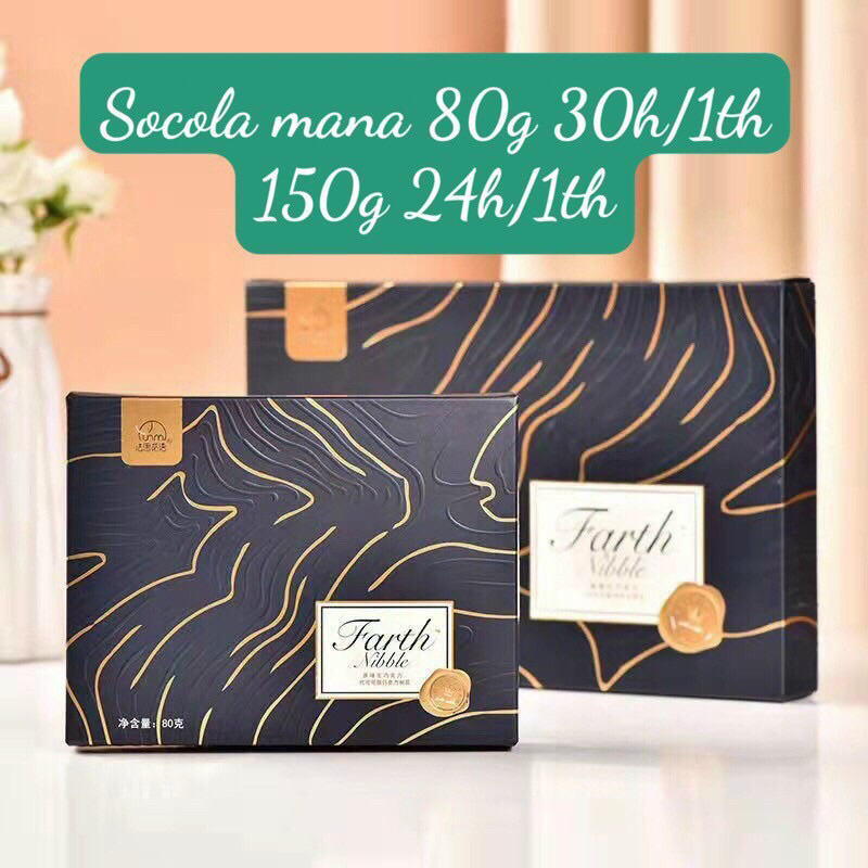 Socola tươi Farth Nibble hộp vuông size lớn 150g sịn sò,siêu ngon,dễ ăn,tan chảy khi vào miệng.